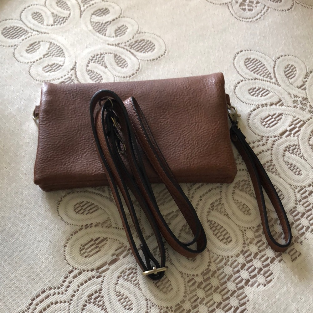 Brown clutch bag/streetwear